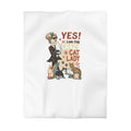 Duvet Cover - "Yes! I Am The Crazy Cat Lady" Retro Cat Lover Bedding