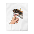 Cat Paw Duvet Cover — Cute Hand & Paw Illustration Microfiber Bedding for Cat Lovers